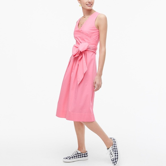 J. Crew Factory Dresses & Skirts - J Crew Brilliant Azalea V-Neck Wrap Dress